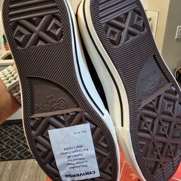 Converse Chuck Taylor 70 Ox Pony Hair Brown Egret Women's Size 8 A13837C NEW - Picture 8 of 13